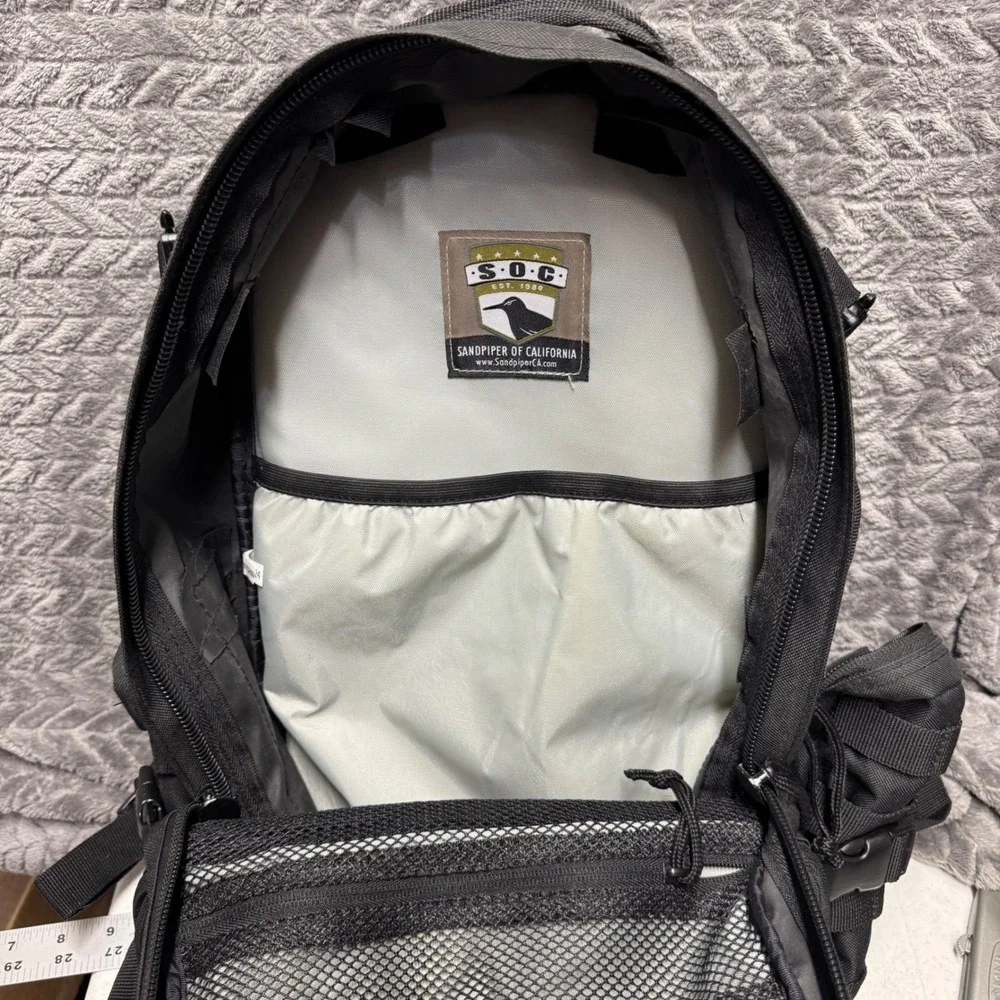 S.O.C. Sandpiper of California Tactical Backpack Black‎ MOLLE Bugout Bag